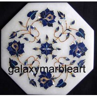 Marble inlay  tile oct  7" TP-706